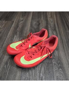 Nike Zoom Rival Sprint Cleats Shoes Mens 11 Crimson Coral Track FZ9663-600